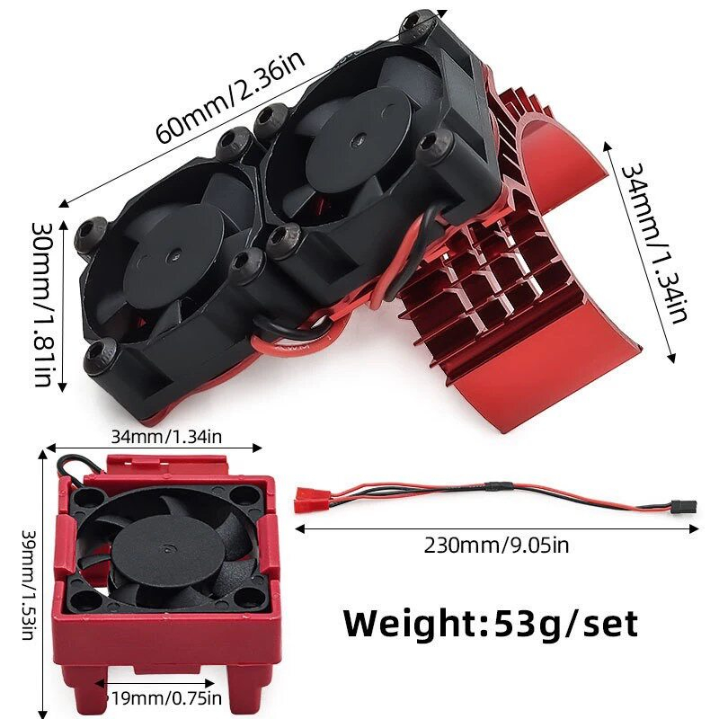 Dual Cooling Fan Set High-Spee - Rc Hobby Shops ulasan dan harga