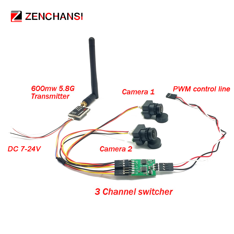 5.8G 48CH 4.3 Inch FPV Monitor - Rc Plane Hobby Zone ulasan dan harga
